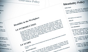 Three layered HR policy documents